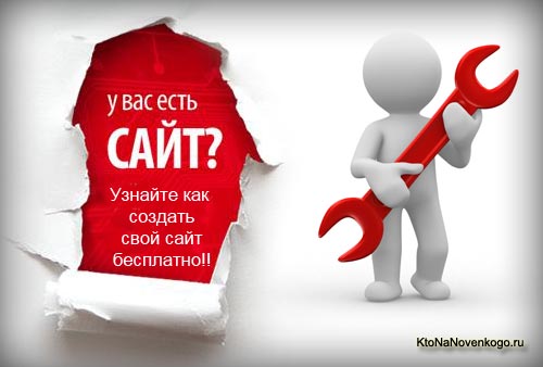 Читать дальше прокак создать сайт бесплатно. KtoNaNovenkogo.ru