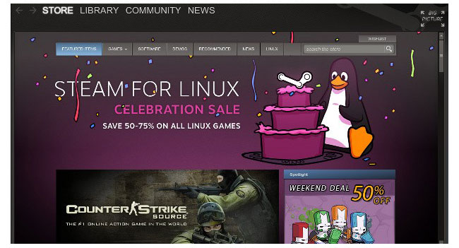 Steam для Linux