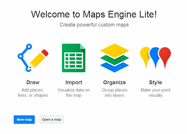 Компания Google представила сервис для создания карт Google Maps Engine ...