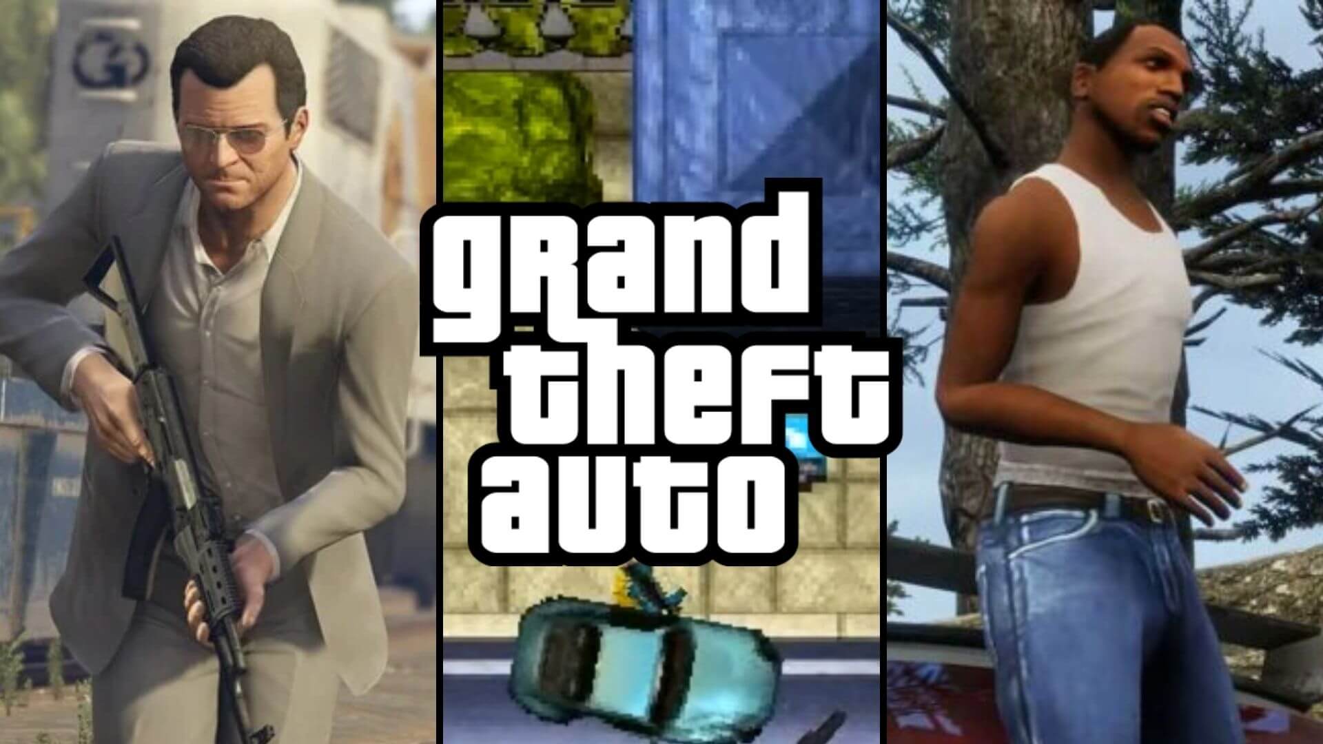 Ты играешь в гта 5. GTA Нико против Томми. Тревор против Томми. Every GTA.