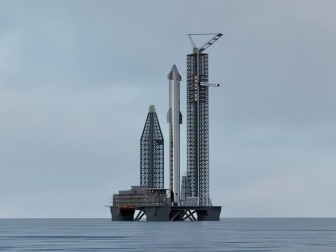 SpaceX начал строительство морских космодромов